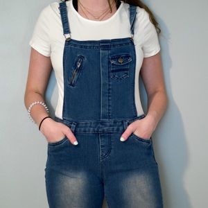 Skinny Jean Overalls